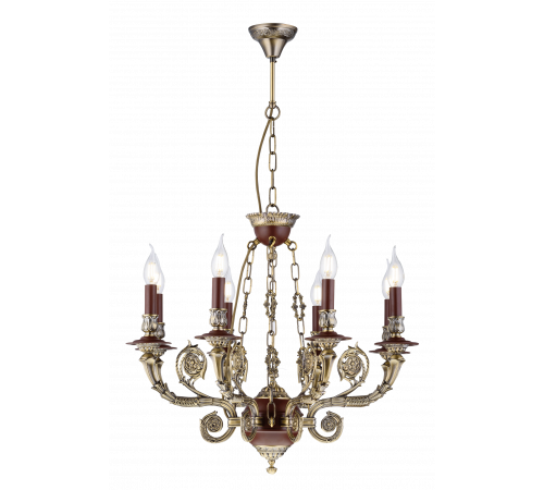 7024/8 AB+BRN (1) Люстра NW #