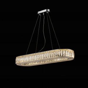 E76-L1000*W300*H100 CHROME (1) Люстра NW #