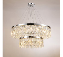 F6-ф1000+600*H360(1500) CHROME (1) Люстра NW (в 2-х коробках)