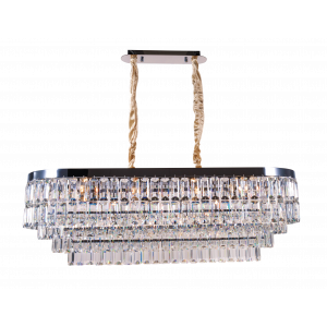 2752R/14A CHROME+CLEAR (1) Люстра (в 2-х коробках) NW