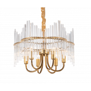 5451P/6 PT BRS (1) Люстра (NW)