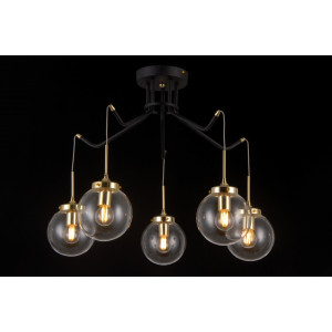 39177MD/5 MBK+GD (1) Люстра NW #