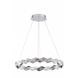 7278-6 CHROME+FINISH+CLEAR/SMOKY CRISTALL (1) Люстра NW