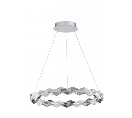 7278-6 CHROME+FINISH+CLEAR/SMOKY CRISTALL (1) Люстра NW