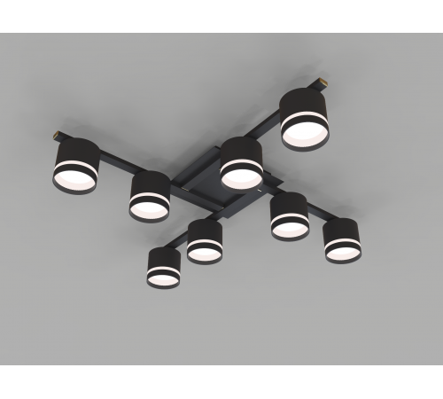 CL-DOT-R001-GX53*8 BK (1) Люстра NW #