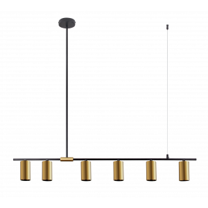 9001A-DW-6 BLACK+BRASS (1) Светильник (NW) #