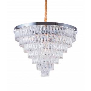 2431R/18A CHR+CL (1) Люстра (в 2-х коробках) NW #