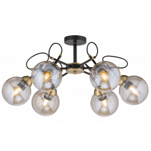 40318MD/6 MBK+AB (1) Люстра (NW)