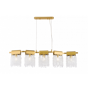 5630P/5A PLATING BRASS+CLEAR (1) Люстра NW