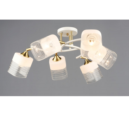 7341/6 WT+COP (1) Люстра RL