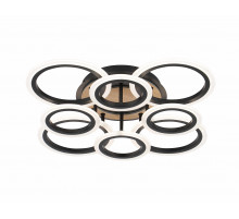 3308/4+4 BLACK+WOOD (1) Люстра RL