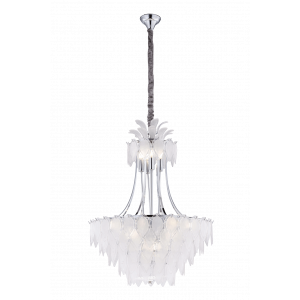 8775/20L-CR CHROME+WHITE (1) Люстра (NW) #