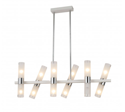 74784/12L WHITE+CHROME (1) Люстра (RL) #