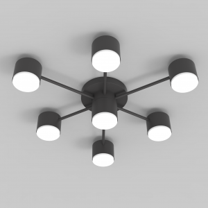 CL-BLACK DOT-R001-GX53*7 BK (1) Люстра RL  #