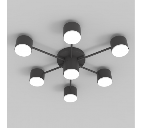 CL-BLACK DOT-R001-GX53*7 BK (1) Люстра RL  #