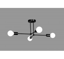 PD-LED-LINE1-R001-E27*4 BLACK (1) Люстра NW #