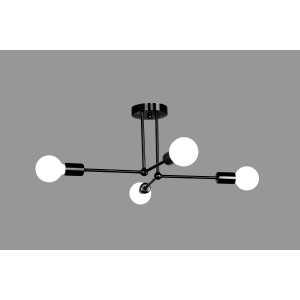 PD-LED-LINE1-R001-E27*4 BLACK (1) Люстра NW #
