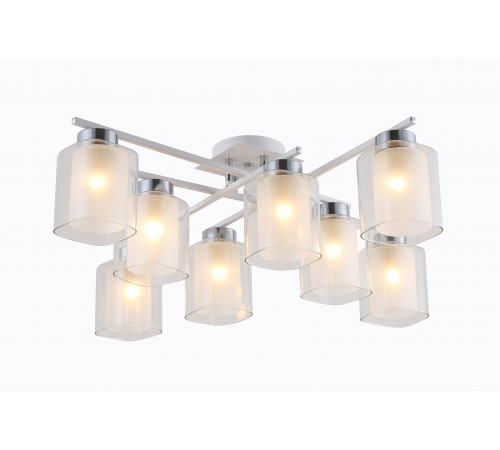 74402/8 CHROME+WHITE (1) Люстра (RL)