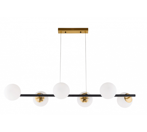 74542/6 ANTIQUE BRASS+BLACK (1) Люстра (RL) #