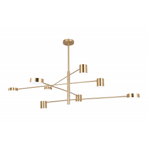 8021-DW-8 BRASS (1) Люстра (NW)