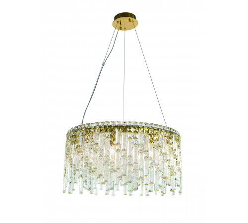 6073P/9A PLATING BRASS+CLEAR (1) Люстра NW