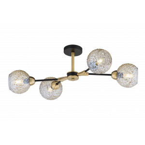 40253MD/4 MBK+AB (1) Люстра (NW)