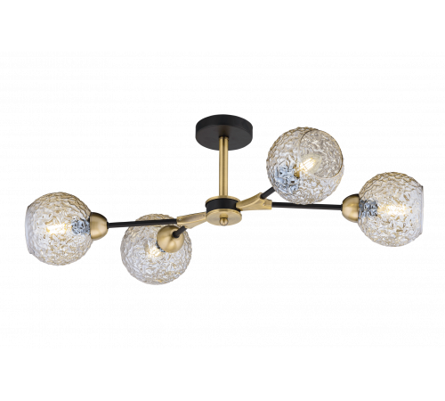 40253MD/4 MBK+AB (1) Люстра (NW)