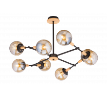 4900/8 BK+WOOD (1) Люстра (RL)