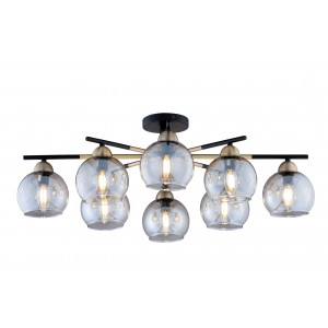 40369MD/8 MBK+AB (1) Люстра (NW)