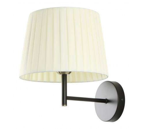 6047AWL ANTIQUE BRASS+MATT BLACK+BEIGE (1) Настенный светильник NW