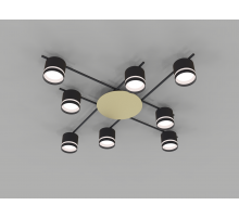 CL-BRIGHT-R001-GX53*8 BK (1) Люстра NW #