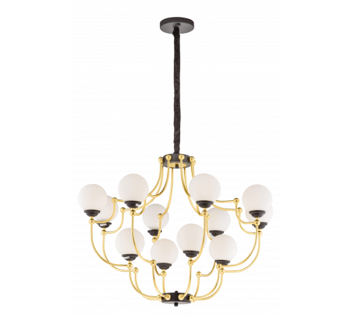 81822/8+4 BLACK+IMITATED GOLD (1) Люстра NW #