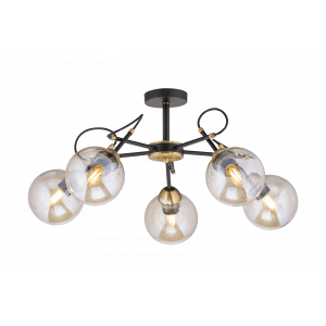 40318MD/5 MBK+AB (1) Люстра (NW)