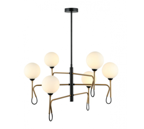 4927MDM/6 BK+BRO (1) Люстра NW