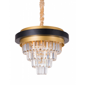 2433A/6A PT BRS+BK+CL (1) Люстра NW #