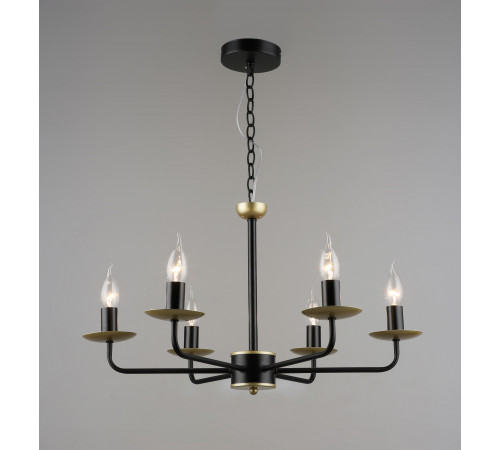 7052/6 BK+GD (1) Люстра RL