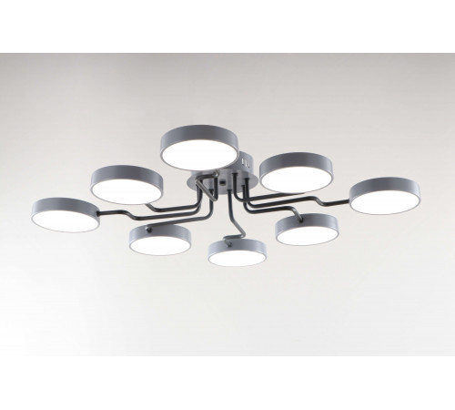 18054STD/8 GY+BK (1) Люстра NW #