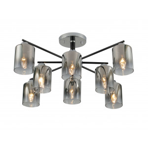 07274/8 CHROME+BLACK (1) Люстра (RL)