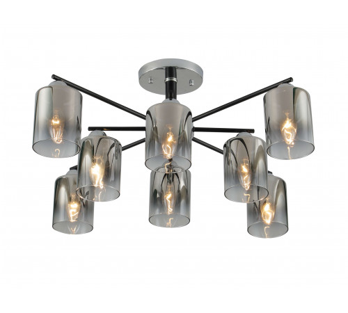 07274/8 CHROME+BLACK (1) Люстра (RL)