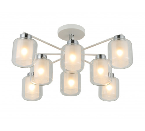 07625/8 WHITE+CHROME (1) Люстра RL