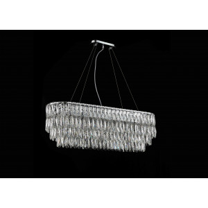 NW075-L1000*W300*H340 CHROME OVAL (1) Люстра (в 2-х коробках) NW #