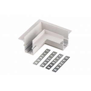 20AZ CS90-W (1/50) Угловой соединитель для встраиваемого шинопровода