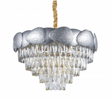 8707W/12A SIL+CL (1) Люстра (NW)