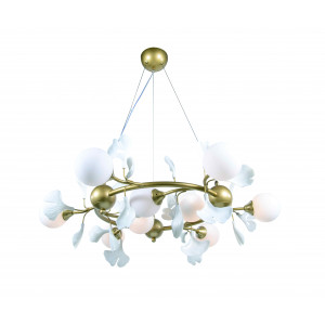 2661A/9 SPRAY PAINT BRASS+WHITE (1) Люстра NW #