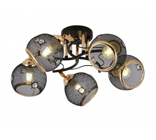 06444/5 BLACK+GOLD (1) Люстра (RL) #