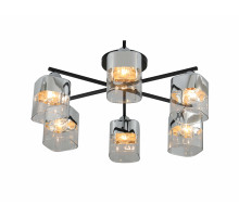 07275/6 BLACK+CHROME (1) Люстра (RL)