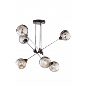 4798/6 CH+BK (1) Люстра (RL)