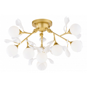 2750A/9 SPAY PAINT BRASS+WHITE (1) Люстра NW