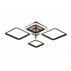 3307/2+2 BLACK+WOOD (1) Люстра RL