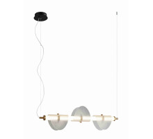 8341MDM-3 CL BLACK+CLEAR (1) Люстра NW